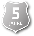 5 Jahre Garantie